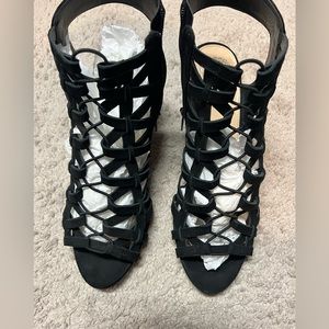 Vince Camuto - Black Caged Heel